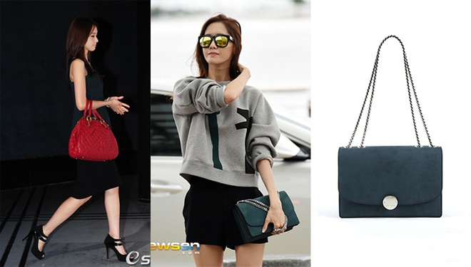  Ngoài trang phục, Yoona dường như rất yêu chuộng các kiểu giỏ xách hàng hiệu khác nhau, đặc biệt là những chiếc túi xách xinh đẹp và phong cách của Marc By Marc Jacobs.