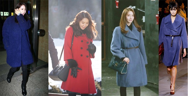Dường như Yoona rất thích áo khoác, vì trong tủ đồ hàng hiệu của cô nàng chứa hàng loạt thiết kế khoác ngoài sang trọng, độc đáo của Dolce & Gabbana, Lanvin, Marc By Marc Jacorb, Kenzo …