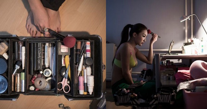 Hầu hết họ đều tự trang điểm ở nhà vì không đủ tiền thuê stylist riêng như một số mẫu ô tô hạng A khác.
