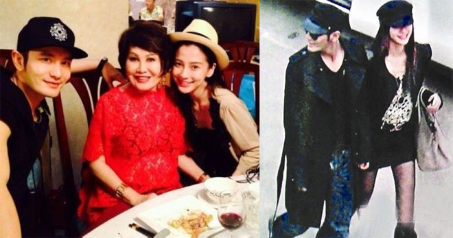 Những chiếc mũ kiểu cách cũng nằm trong bộ sưu tập thời trang đôi của cặp tình nhân nổi tiếng nhất nhì làng giải trí Hoa ngữ này.