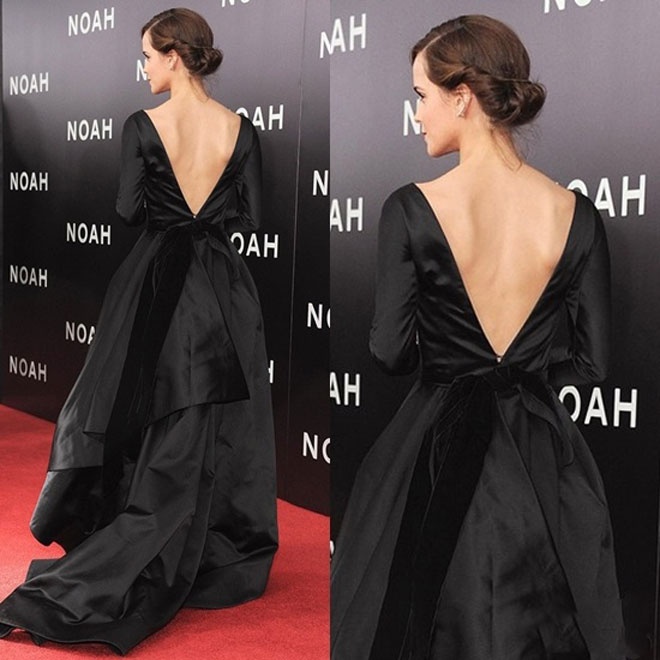 Emma Watson cũng là một trong những sao trẻ của Hollywood rất chuộng xu hướng thời trang gợi cảm và duyên dáng này.