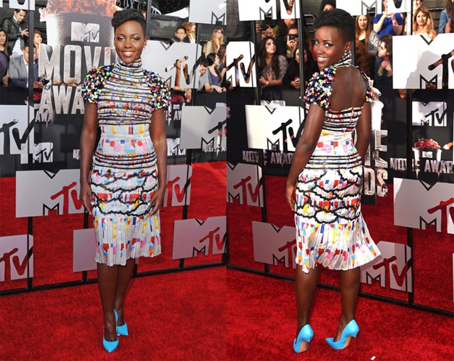 Nữ diễn viên Lupita Nyong’O, fashion icon mới nhất của làng sao Hollywood, khẳng định phong cách thời trang đỉnh cao với mẫu thiết kế cá tính của Chanel.