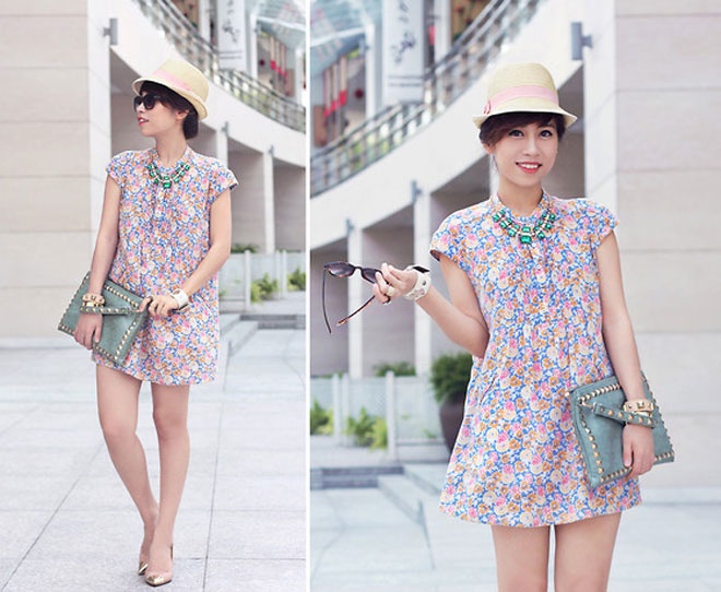 Nhờ khí hậu miền nhiệt đời ngập tràn nắng ấm mà các tín đồ Sài thành tha hồ diện đủ kiểu trang phục phóng khoáng và thoáng mát quanh năm.