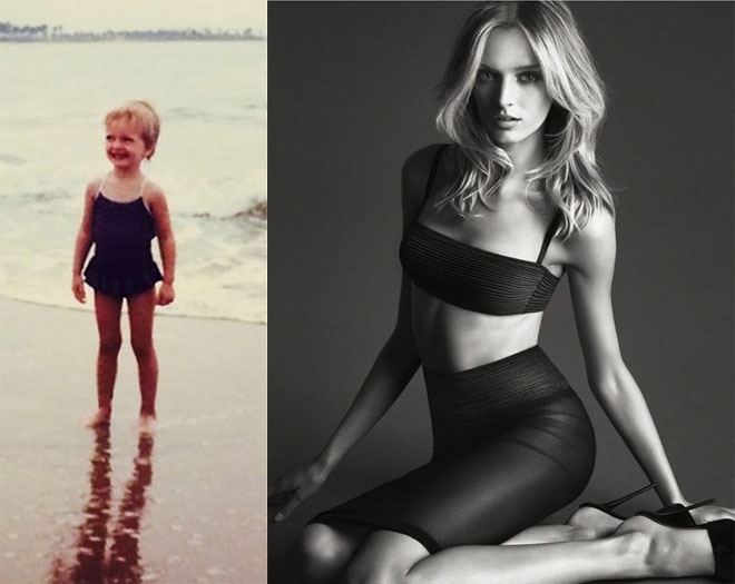 Hình ảnh ngây thơ, đáng yêu ngày bé của siêu mẫu Daria Strokous khiến fan ngỡ ngàng vì quá khác xa với ngoại hình nóng bỏng, quyến rũ hiện thời.