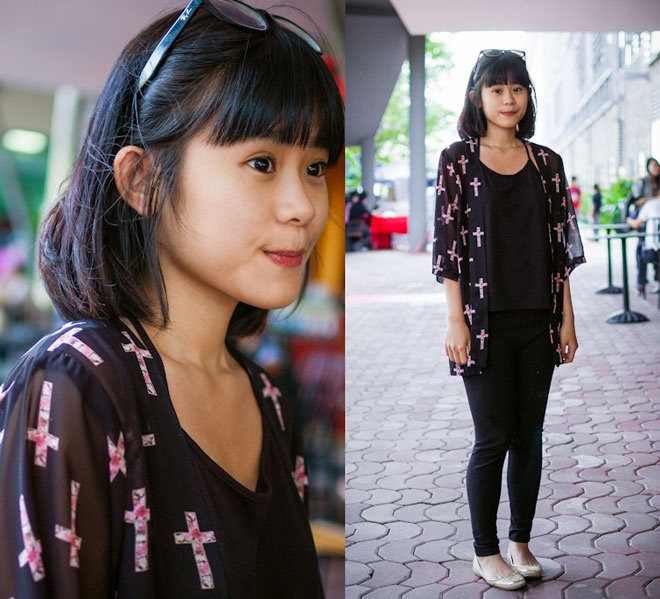 Những kiểu áo phom rộng, có kiểu dáng phá cách cũng là một trong những thiết kế được các tín đồ thời trang Sài thành tích cực “lăng – xê”.