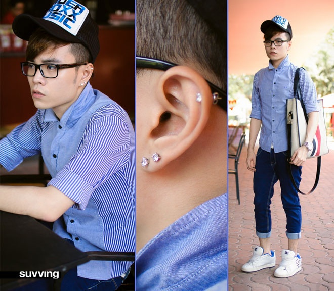 Set đồ đường phố rất ngầu và nổi bật của anh chàng sinh viên một trường đại học lớn tại TP HCM.