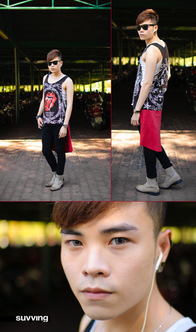 Contac lense màu xám tăng thêm vẻ đẹp đẳng cấp và hợp mốt cho anh chàng thành phố.