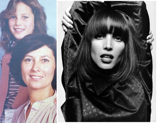 Christy Turlington Burns, một trong những chân dài đình đám cùng thời siêu mẫu Naomi Campell, thừa hưởng ở mẹ rất nhiều đường nét xinh đẹp và nổi bật.