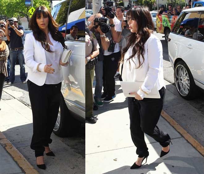 Do đặc trưng ở phần đáy thụng, nên nếu không biết cách chọn kiểu dáng phù hợp, thì dù có sở hữu sắc vóc hơn người như Kim Kardashian hay Jennifer Lopez đều có thể bị kiểu quần này “dìm hàng” không thương tiếc.