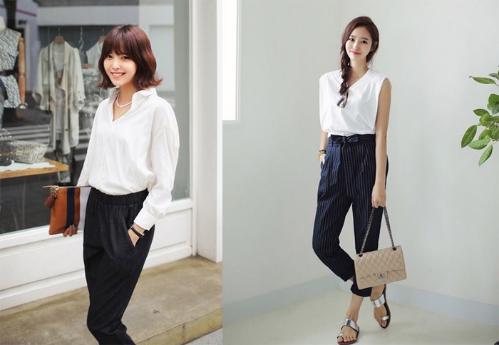 Các kiểu quần có phần hông phồng to cũng là chiêu để bạn tăng kích cỡ vòng 3 lên khá nhiều lần, vì thế giúp cơ thể có thêm những đường cong hút mắt.