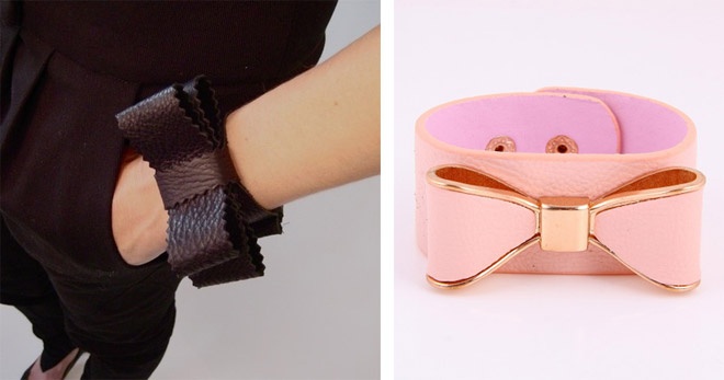 Sau khi đã tạo được “thành phẩm” đầu tiên, việc vận dụng khả năng sáng tạo và khiếu thẩm mĩ của mình để chế thêm nhiều kiểu vòng nơ đeo tay bằng dây da xinh xắn, nữ tính trở nên đơn giản hơn nhiều.