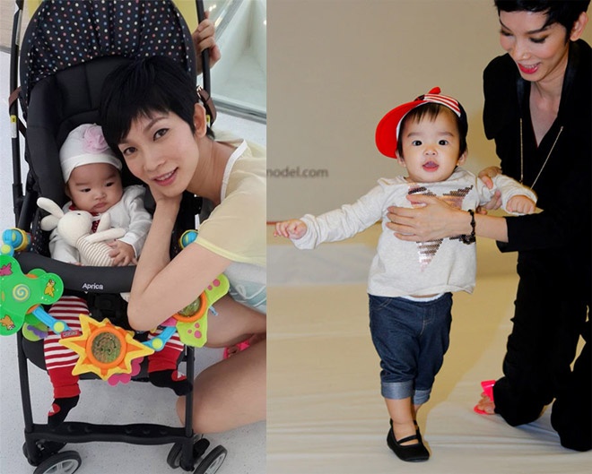 Tuy nhiên, vì là “báu vật nhỏ” của Xuân Lan, và được nữ giám khảo quyền lực của VietNam Next’s Top Model chăm chút hàng ngày, nên ngay từ hồi bé xíu, thỏ con đã có phong cách thời trang không khác mẹ là mấy.