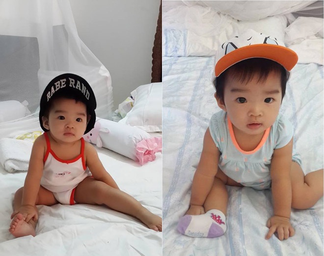 Với trang phục mặc nhà, bé Thỏ lại trở nên bình dị với những kiểu thiết kế đơn giản, thoáng mát và năng động.