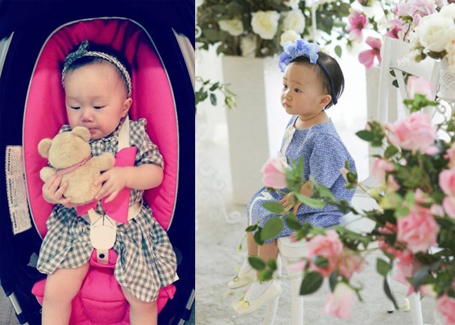 Nhiều nhất trong tủ đồ thời trang của Luna là các loại phụ kiện cài tóc điệu đà, như nơ, hoa, bờm tóc, băng đô …