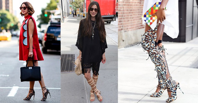 Vì đã rất nổi bật, nên khi diện các kiểu giày này, bạn cần học cách mix, match theo các fashionista New York: tiết giảm tối đa màu sắc, kiểu dáng trang phục đi kèm.