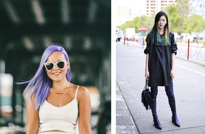 Kiểu nhuộm tóc đa màu này sẽ giúp các tín đồ cá tính, sành điệu khẳng định phong cách nổi loạn, độc đáo và rất khác biệt của mình giữ phố đông.