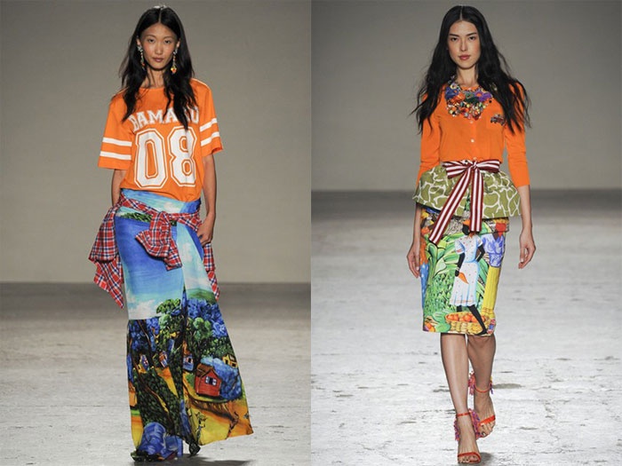 Không phải là xu hướng quá mới, nhưng những họa tiết đặc sắc tựa như một bức tranh nhiều màu trên trang phục của thương hiệu Stella Jean sẽ giúp bạn sở hữu phong cách thật tươi sáng, ngọt lịm trong xuân này.