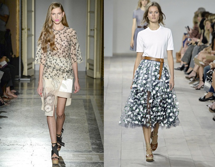 Ưu điểm của loại họa tiết thêu trên nền sheer là luôn mang lại nét đẹp sang trọng cho người mặc. Đây cũng là kiểu mốt hoàn toàn “hợp cạ” cho những nơi cần sự thanh lịch như công sở, hội họp …