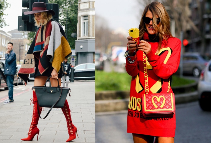 Ngoài các xu hướng áo quần, tóc, kiểu trang điểm, nail, trang sức …, các set đồ dạo phố bên lề sự kiện thời trang đình đám nhất nhì hành tinh này còn mang đến gợi ý thú vị cho những ai yêu thời trang trong việc lựa chọn các xu hướng phụ kiện mới nhất như giày, nón, đặc biệt là túi xách, vốn được xem là vật “bất ly thân” của phái nữ.