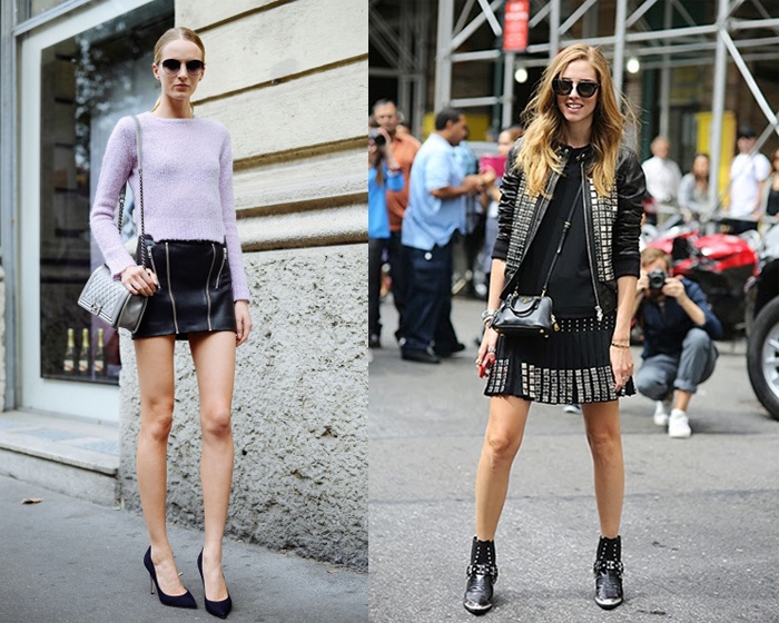 Ngoài mốt túi xách dây tua rua, những chiếc túi xách quai chéo mini của các thương hiệu danh tiếng như Chanel, Prada dù có mức giá không hề dễ chịu nhưng vẫn đủ sức “làm mưa làm gió” khắp các kinh đô thời trang lớn, và vẫn chưa có dấu hiệu hạ nhiệt trong thu này.