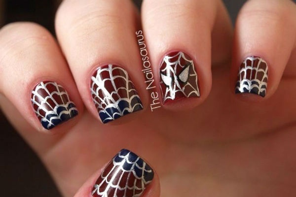 Nhung kieu nail mang nhen dang yeu cho ngay le Halloween hinh anh