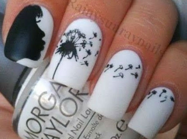 Hình ảnh những cánh bồ công anh đang bay theo chiều gió sẽ thực sự trở nên ấn tượng và khác biệt trên bộ móng tay của bạn.