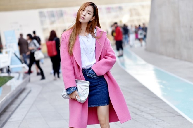 Thoi trang thu cuc chat cua tin do Han tren pho Seoul hinh anh