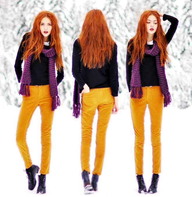 Bí quyết phối color block đẹp như Ebba chính là sự cân đối ở các gam màu, nếu là pastel, nên có thêm một điểm nhấn màu sậm trên tổng thể trang phục. Nếu chọn màu nóng, hãy giảm nhiệt bằng 1 gam màu tối, như đen, nâu tối, xanh đậm …