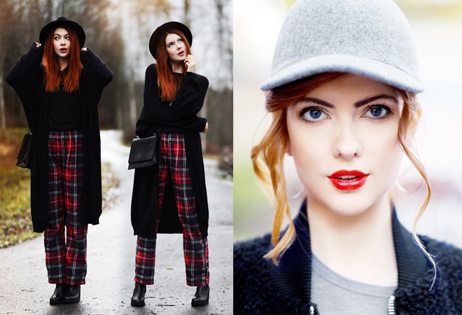 Để thật nổi bật trên phố đông u ám như Ebba, bạn cần tạo vài điểm nhấn về màu sắc trên tổng thể street style của mình. Có thể là màu áo sáng, cũng có khi là đôi môi đỏ tươi nồng nàn …