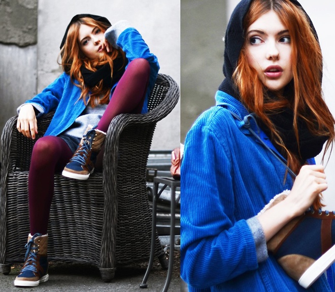 7. Áo khoác denim maxi. Mùa thu đông năm nay cũng đang chứng kiến sự lên ngôi của chất liệu denim, và bạn hoàn toàn có thể ứng dụng những chiếc áo denim trong tủ đồ hè vào đông như Ebba.