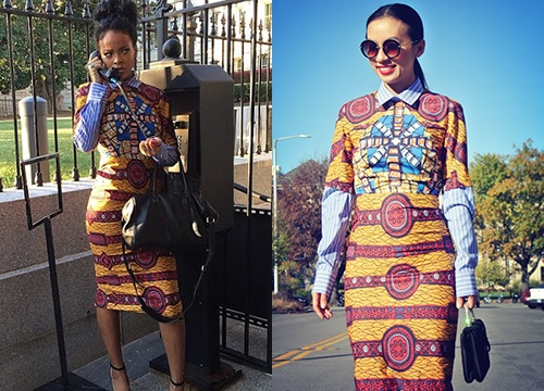 Huyen Ny dung hang Rihanha va giam khao Project Runway My hinh anh