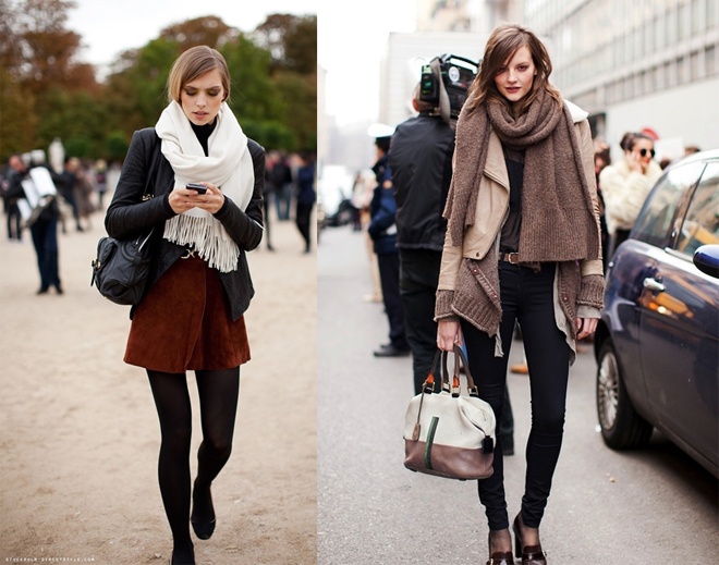 Khăn choàng bản lớn đang là xu hướng được yêu chuộng trong mùa thu đông năm nay, vì thế đừng lỡ nhịp với những kiểu choàng khăn vừa ấm vừa rất mốt để bạn tha hồ khoe khả năng mix, match trang phục đông duyên dáng, đẳng cấp của mình.