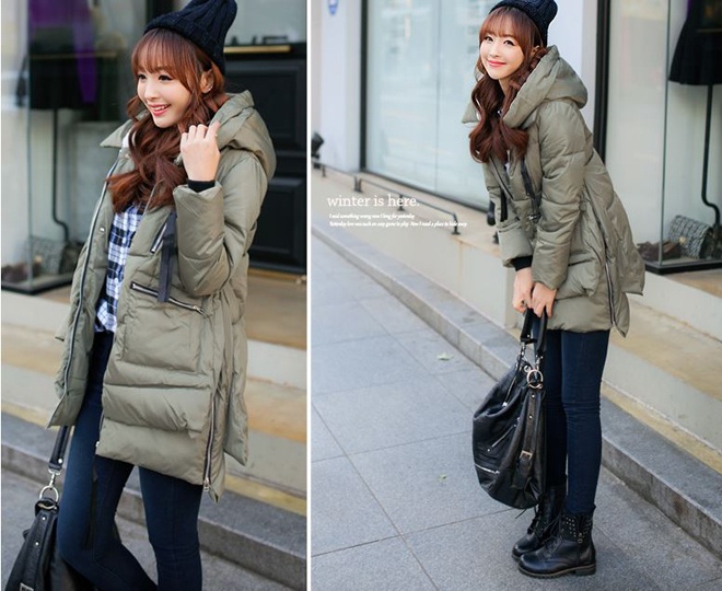 Các kiểu áo bông chần cũng đang là mốt, và đây là loại áo khoác thích hợp cho những bạn gái có tính cách trẻ trung, ưa vận động.