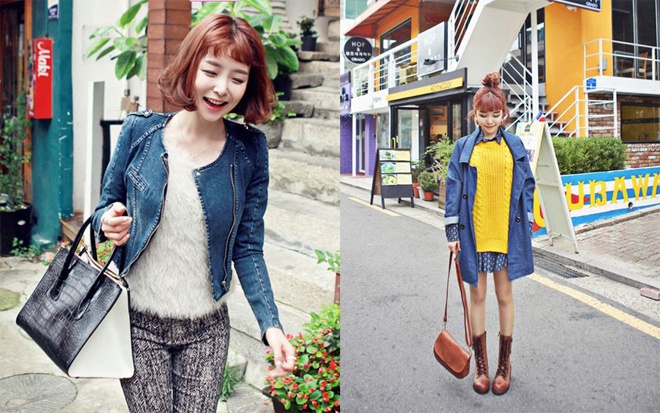 Mùa đông năm nay cũng là mùa của chất liệu denim, vì vậy bạn cũng có thể sưu tập cho mình những chiếc áo khoác chất liệu khá bụi này cho tủ đồ mùa lạnh của mình. Đây cũng là loại trang phục có thể “tái sử dụng” trong các mùa hè hay xuân sắp đến, giúp bạn tiết kiệm chi phí sắm sửa mà vẫn hợp thời trang.