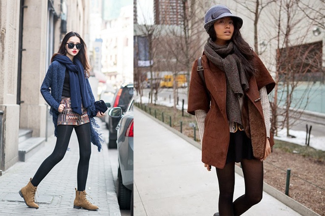 Ngoài ra còn có các kiểu gấp khác theo dạng này, dù khá cầu kỳ nhưng lại là điểm nhấn đáng yêu, và đầy sáng tạo trên trang phục đông của bạn.