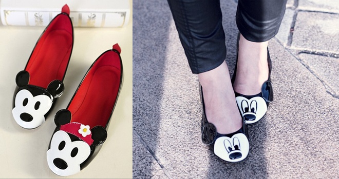 Những đôi giày búp bê trang trí họa tiết 3D hình động vật như tai thỏ, mặt cáo, mèo hoặc chuột … luôn rất đáng yêu và thu hút. Vì vậy, đây là loại phụ kiện đáng cân nhắc cho những cô nàng có phong cách trẻ trung, nữ tính để luôn sở hữu nét đẹp duyên dáng, dễ thương trong mắt người đối diện.