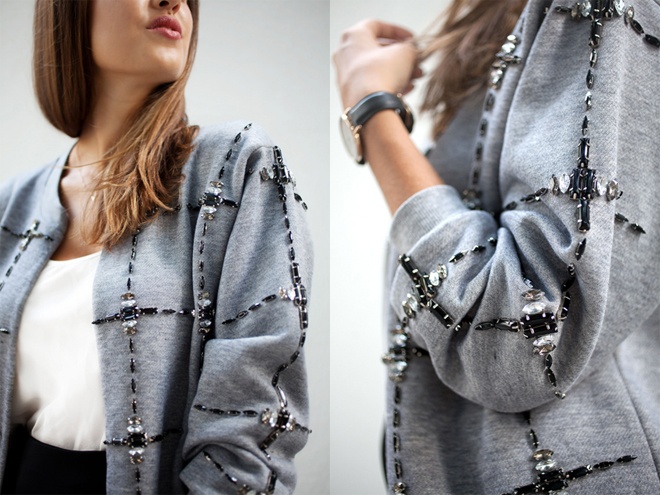 Để các đường nối trang trí không bị rơi rớt trong quá trình vận động, bạn nên quết keo thật kĩ ở phần mặt dưới của viên đá.