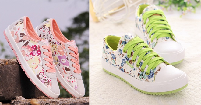 Năm 2014 chứng kiến sự lên ngôi của những đôi giày thể thao, giày bata thật trẻ trung, năng động, có họa tiết trang trí tươi sáng và rực rỡ sắc màu.