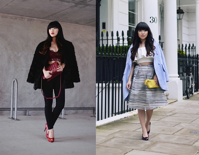 Crop top là kiểu áo rất dễ tạo ấn tượng sành điệu cho người mặc, và bạn hoàn toàn có thể “copy” phong cách dạ tiệc với crop top từ Willabelle Ong, bằng cách kết hợp với váy, quần skinny trên cùng bảng màu, mix kèm áo khoác lông, trend coat ấm áp và hợp thời trang.