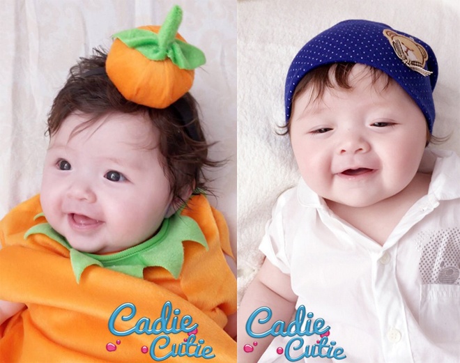 Ngoài ra, những kiểu cài tóc và nón len ngộ nghĩnh, độc đáo cũng được Elly Trần chịu khó sưu tầm cho con gái nhỏ của mình.