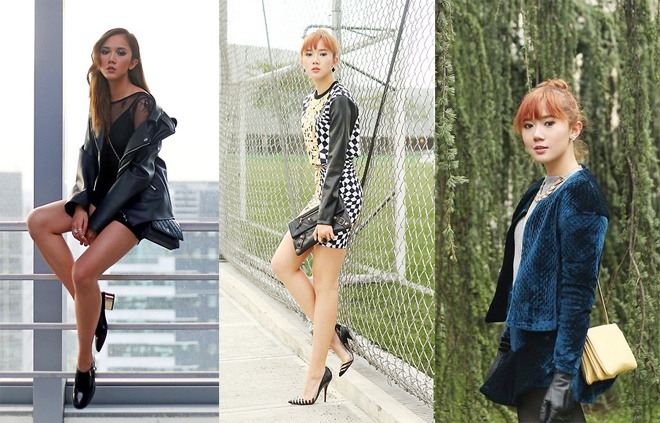 Chất liệu da và len, dạ rất thích hợp với tiết trời se lạnh, vì vậy còn gì tuyệt hơn khi dự tiệc đêm ngoài trời với các trang phục may bằng loại vải này như Camillie C. Để thật thanh lịch mà vẫn phong cách, bạn cần chú ý đến đường may chuẩn, lẫn các hoa văn trang nhã, phá cách nhưng không quá đà.