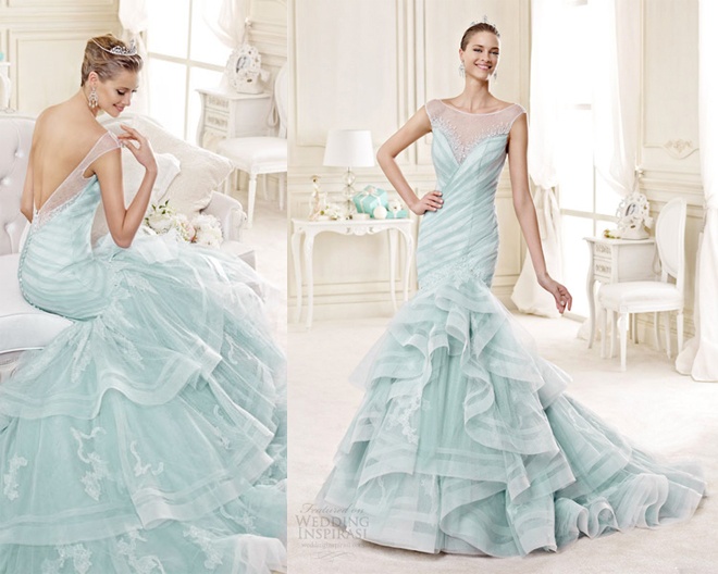 Màu sắc cũng rất quan trọng vì các sắc màu phù hợp sẽ giúp cô dâu tránh bị “dìm hàng” trong chính bộ váy cưới của mình. Nếu muốn chọn các màu tươi sáng khác ngoài sắc trắng truyền thống, bạn cần lưu ý đến màu da đặc trưng.