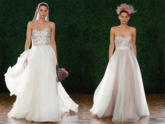 Dáng quả chuối. Do đặc điểm số đo 3 vòng không có sự chênh lệch lớn, vòng 2 gần bằng vòng 1 và vòng 3, khi chọn áo cưới các cô dâu dáng quả chuối cần chú ý đến những thiết kế có thể tạo điểm nhấn cho thân hình khá suôn đuột của mình. Các loại trang phục có độ phồng tự nhiên như kiểu váy chữ A có chi tiết nhấn nhá ở eo rất thích hợp với vóc dàng này.