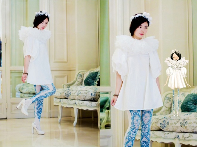 Nancy không giới hạn sự sáng tạo trong bất kỳ phong cách thời trang nào, vì vậy bạn có thể sẽ bắt gặp cô nàng sang trọng, thanh lịch trong các kiểu trang phục dạ hội mix cùng nhiều phụ kiện lạ mắt tạo thành điểm nhấn khó quên.