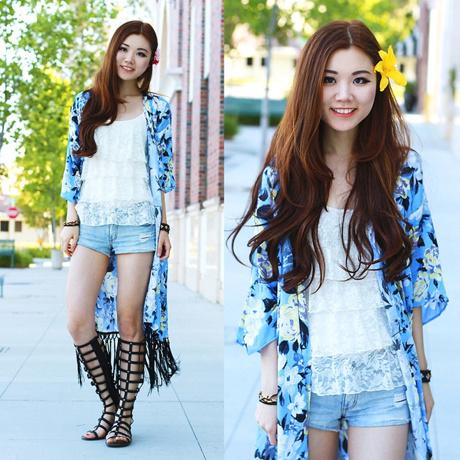  Nếu còn đang băn khoăn chưa biết phối layer thế nào cho đẹp, hãy thử tham khảo cách phối layer của fashionista gốc Á Yuzi Katrina. Cô gái trẻ đang học tập và làm việc tại California, Mỹ, sở hữu nhiều kiểu phối layer cho buổi giao mùa đông xuân rất đẳng cấp và đáng được các học hỏi.