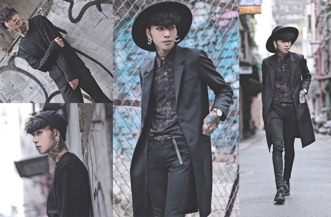 Street style unisex sanh dieu cua fashionista me xam tro hinh anh