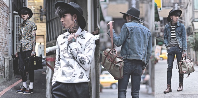 Hoặc kết hợp sọc ngang, floral và họa tiết to bản.