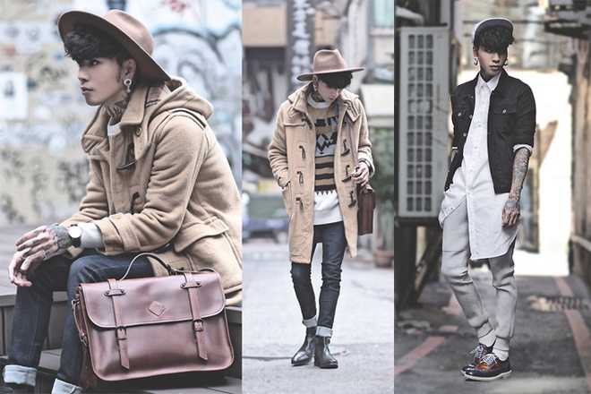 Ngoài màu tối, fashionista Đài Loan cũng khá chuộng các gam màu trung tính như trắng, nâu, nude …