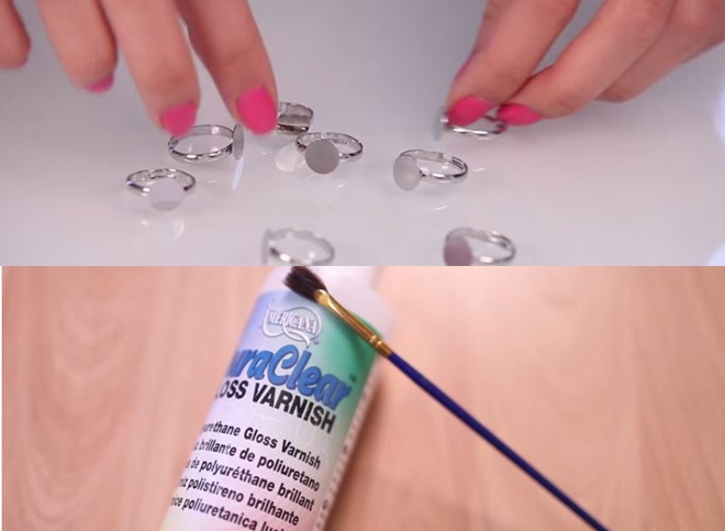 Để dùng đất sét làm thành nhẫn mặt nơ, gồm cả mặt dây chuyền hình chiếc ria mép thật xinh, bạn cần chuẩn bị các nguyên vật liệu cần thiết: vài miếng đất sét màu đen và các màu sắc tươi sáng theo sở thích, khoảng 3 – 5 lọ sơn móng tay màu sắc khác nhau, một nhúm hạt ngọc trai nhỏ, 5 – 7 chiếc nhẫn cũ đã gỡ bỏ mặt trang trí, một sợi dây chuyền ánh kim, vài miếng khoen tròn nhỏ, 1 cây kềm, 1 cây kéo, keo dán, dao nhỏ bằng nhựa, lò nướng, sơn bóng (có thể dùng sơn phủ vecni) và dao rọc giấy.