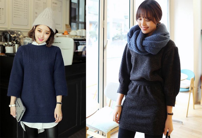 Ngoài áo len, váy, nón hay khăn choàng len cũng sẽ giúp bạn giữ ấm hơn trong khi làm việc.